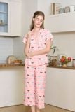  BTL01W5T01-BỘ LỬNG THUN VỚI THIẾT KẾ PIJAMA ĐIỂM TẠO SỰ TRẺ TRUNG VÀ NĂNG ĐỘNG 