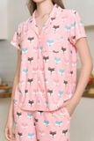  BTL01W5T01-BỘ LỬNG THUN VỚI THIẾT KẾ PIJAMA ĐIỂM TẠO SỰ TRẺ TRUNG VÀ NĂNG ĐỘNG 