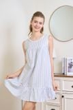  DDK02S5K09-ĐẦM KATE VỚI THIẾT KẾ CỔ TRÒN ĐIỂM NHẤN REN NỔI BẬT MANG LẠI SỰ TRẺ TRUNG VÀ THOẢI MÁI KHI MẶC 
