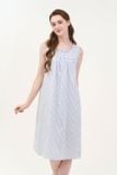  DDK03W5K02-ĐẦM KATE DÀI THIẾT KẾ CỔ TRÒN VỚI ĐIỂM NHẤN BÈO NỔI BẬT MANG ĐẾN TRẺ TRUNG VÀ DUYÊN DÁNG 