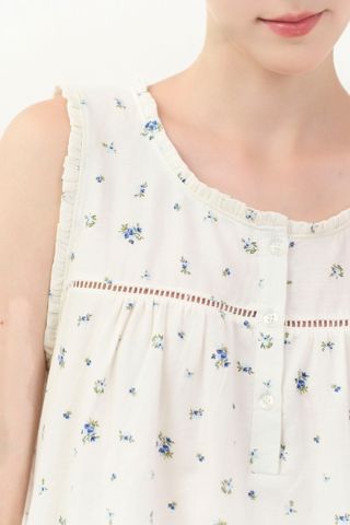  DDK03W5K03-ĐẦM KATE DÀI THIẾT KẾ CỔ TRÒN VỚI ĐIỂM NHẤN BÈO NỔI BẬT MANG ĐẾN TRẺ TRUNG VÀ DUYÊN DÁNG " 