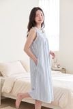  DDK03W5K04-ĐẦM KATE DÀI THIẾT KẾ CỔ TRÒN VỚI ĐIỂM NHẤN BÈO NỔI BẬT MANG ĐẾN TRẺ TRUNG VÀ DUYÊN DÁNG 