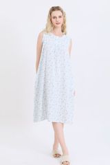DDK04W5K07-ĐẦM KATE DÀI THIẾT KẾ CỔ TRÒN VỚI ĐIỂM NHẤN BÈO NỔI BẬT MANG ĐẾN TRẺ TRUNG VÀ DUYÊN DÁNG