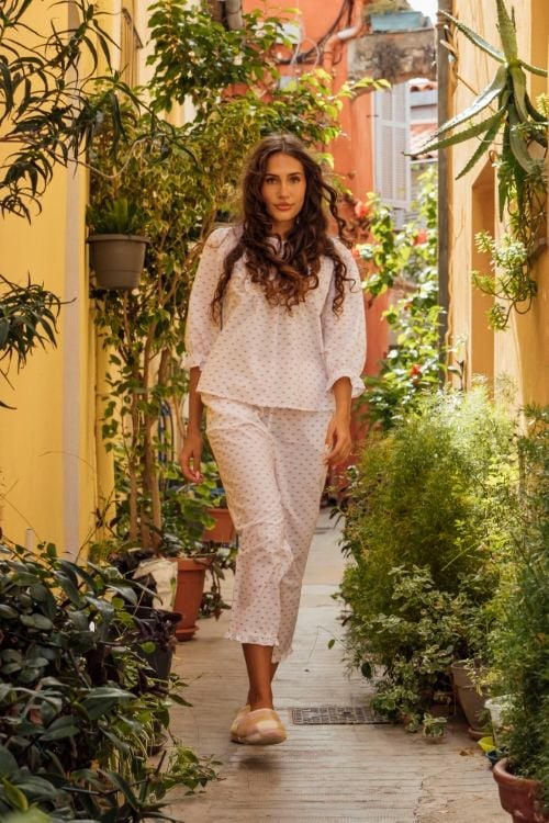  BKD05W5K01-BỘ KATE DÀI VỚI THIẾT KẾ CỔ TRÒN TAY PHỒNG NHẸ MANG PHONG CÁCH NHẸ NHÀNG , NỮ TÍNH 