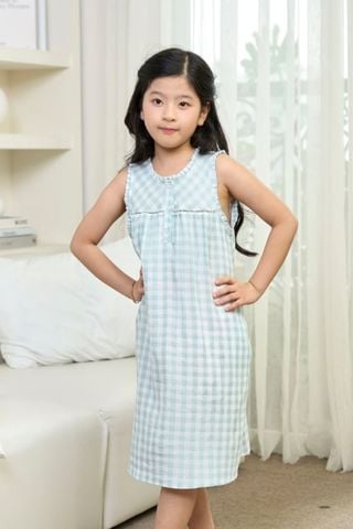  KDK01S5K01-ĐẦM KATE BÉ GÁI VỚI THIẾT KẾ CỔ TRÒN ĐIỂM NHẤN BÈO TẠO SỰ DỊU DÀNG VÀ ĐÁNG YÊU MANG LẠI CẢM GIÁC THOẢI MÁI KHI MẶC 