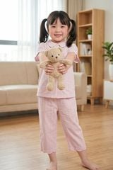 KLK01W5K11-BỘ LỬNG KATE BÉ  GÁI VỚI THIẾT KẾ CỔ SEN ĐIỂM NHẤN VIỀN  NỔI BẬT MANG ĐẾN SỰ XINH XẮN VÀ ĐÁNG YÊU