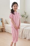  KLK01W5K13-BỘ LỬNG KATE BÉ  GÁI VỚI THIẾT KẾ CỔ SEN ĐIỂM NHẤN VIỀN  NỔI BẬT MANG ĐẾN SỰ XINH XẮN VÀ ĐÁNG YÊU 