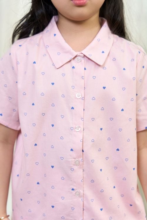  KSK01S5K02-BỘ SHORT KATE VỚI THIẾT KẾ CỔ SƠ MI MANG LẠI SỰ XINH XẮN VÀ THOẢI MÁI CHO BÉ GÁI 