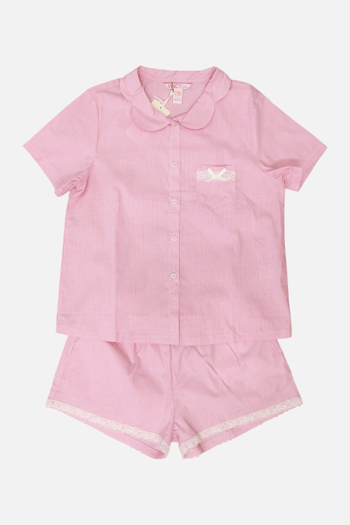  KSK031W81-BỘ SHORT KATE TAY NGẮN BÉ GÁI 