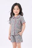  KSK03W5K21-BỘ SHORT KATE VỚI THIẾT KẾ CỔ LÁ SEN CÙNG HỌA TIẾT XINH XẮN, ĐÁNG YÊU DÀNH CHO BÉ 