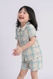  KSK03W5K22-BỘ SHORT KATE VỚI THIẾT KẾ CỔ LÁ SEN CÙNG HỌA TIẾT XINH XẮN, ĐÁNG YÊU DÀNH CHO BÉ 