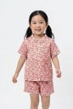  KSK03W5K23-BỘ SHORT KATE VỚI THIẾT KẾ CỔ LÁ SEN CÙNG HỌA TIẾT XINH XẮN, ĐÁNG YÊU DÀNH CHO BÉ 