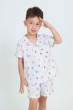  KSK04W5K10-BỘ SHORT KATE  VỚI THIẾT KẾ CỔ PIJAMA GIẢN DỊ MANG LẠI SỰ NĂNG ĐỘNG VÀ THOẢI MÁI CHO BÉ  YÊU 
