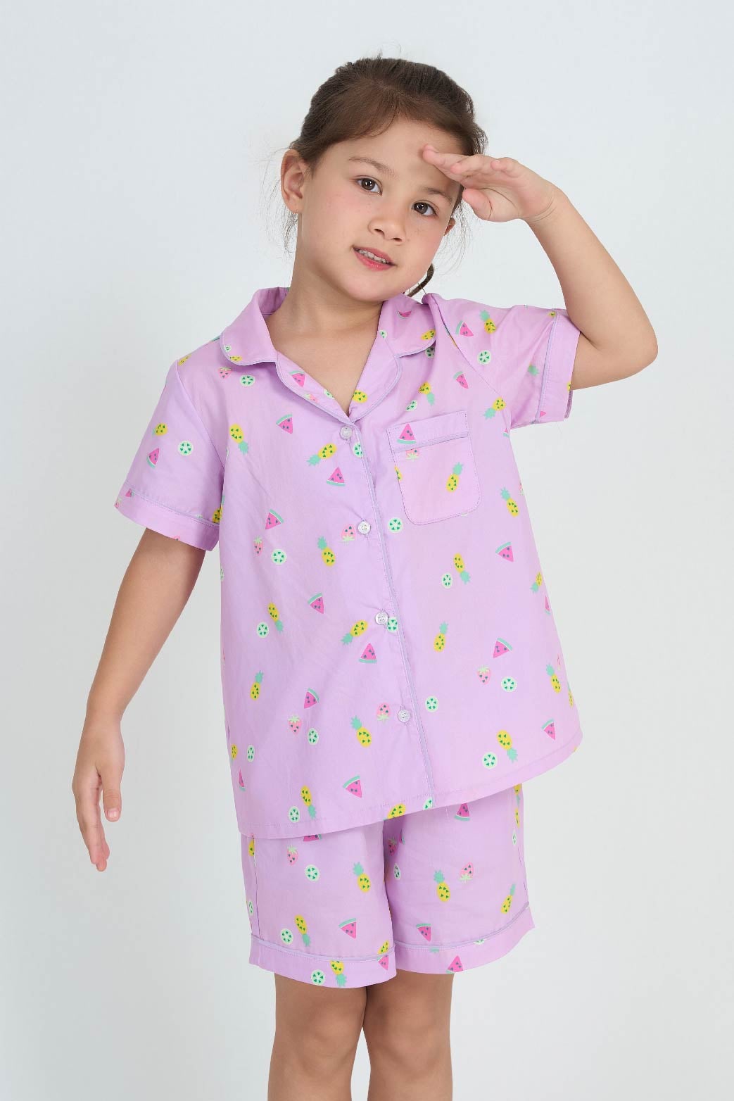 KSK04W5K13-BỘ SHORT KATE  VỚI THIẾT KẾ CỔ PIJAMA GIẢN DỊ MANG LẠI SỰ NĂNG ĐỘNG VÀ THOẢI MÁI CHO BÉ  YÊU