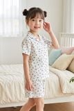  KSK04W5K15-BỘ SHORT KATE VỚI THIẾT KẾ CỔ PIJAMA GIẢN DỊ MANG LẠI SỰ NĂNG ĐỘNG VÀ THOẢI MÁI CHO BÉ  YÊU 