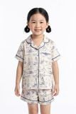  KSK04W5K16-BỘ SHORT TOLE VỚI THIẾT KẾ CỔ PIJAMA GIẢN DỊ MANG LẠI SỰ NĂNG ĐỘNG VÀ THOẢI MÁI CHO BÉ  YÊU 