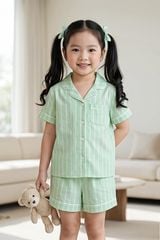 KSK04W5K17-BỘ SHORT KATE VỚI THIẾT KẾ CỔ PIJAMA GIẢN DỊ MANG LẠI SỰ NĂNG ĐỘNG VÀ THOẢI MÁI CHO BÉ YÊU