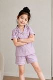  KSK04W5K18-BỘ SHORT KATE  VỚI THIẾT KẾ CỔ PIJAMA GIẢN DỊ MANG LẠI SỰ NĂNG ĐỘNG VÀ THOẢI MÁI CHO BÉ  YÊU 