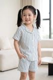  KSK04W5K19-BỘ SHORT KATE VỚI THIẾT KẾ CỔ PIJAMA GIẢN DỊ MANG LẠI SỰ NĂNG ĐỘNG VÀ THOẢI MÁI CHO BÉ YÊU 