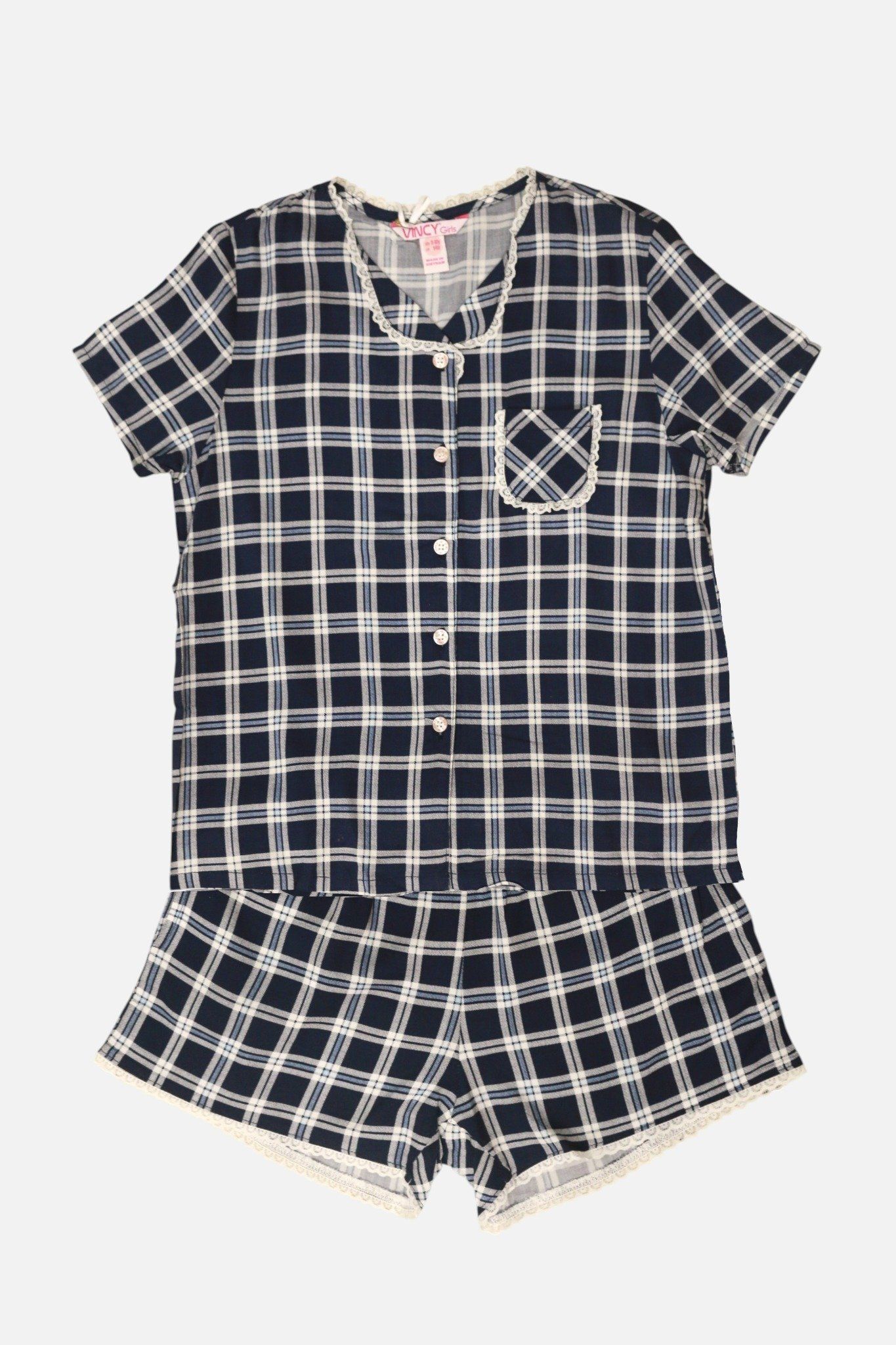  KSK090S91-BỘ SHORT KATE CÓ PHỐI REN CHO BÉ 
