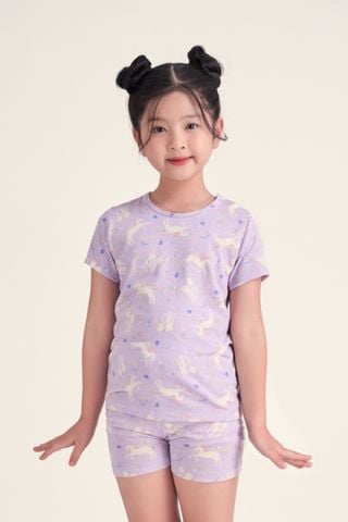  KST013S46-BỘ SHORT THUN VỚI THIẾT KẾ CỔ TRÒN MANG LẠI SỰ  NĂNG ĐỘNG THOẢI MÁI CHO BÉ . 