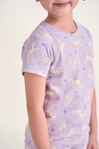  KST013S46-BỘ SHORT THUN VỚI THIẾT KẾ CỔ TRÒN MANG LẠI SỰ  NĂNG ĐỘNG THOẢI MÁI CHO BÉ . 