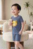  KST01S6T03-BỘ SHORT THUN VỚI THIẾT KẾ CỔ TRÒN IN HÌNH NGỘ NGHĨNH ĐÁNG YÊU  MANG LẠI SỰ  NĂNG ĐỘNG THOẢI MÁI CHO BÉ . 
