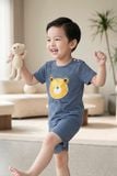  KST01S6T03-BỘ SHORT THUN VỚI THIẾT KẾ CỔ TRÒN IN HÌNH NGỘ NGHĨNH ĐÁNG YÊU  MANG LẠI SỰ  NĂNG ĐỘNG THOẢI MÁI CHO BÉ . 
