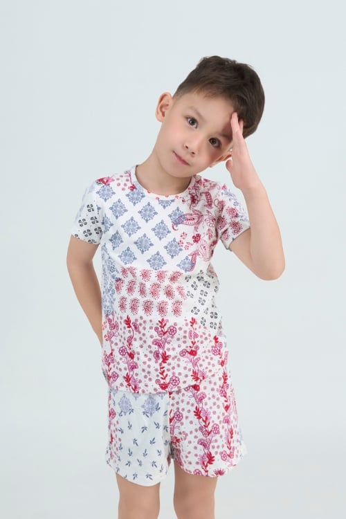 KST02S5T02-BỘ SHORT THUN VỚI THIẾT KẾ CỔ TRÒN ĐƠN GIẢN MANG LẠI SỰ  NĂNG ĐỘNG VÀ THOẢI MÁI CHO BÉ .