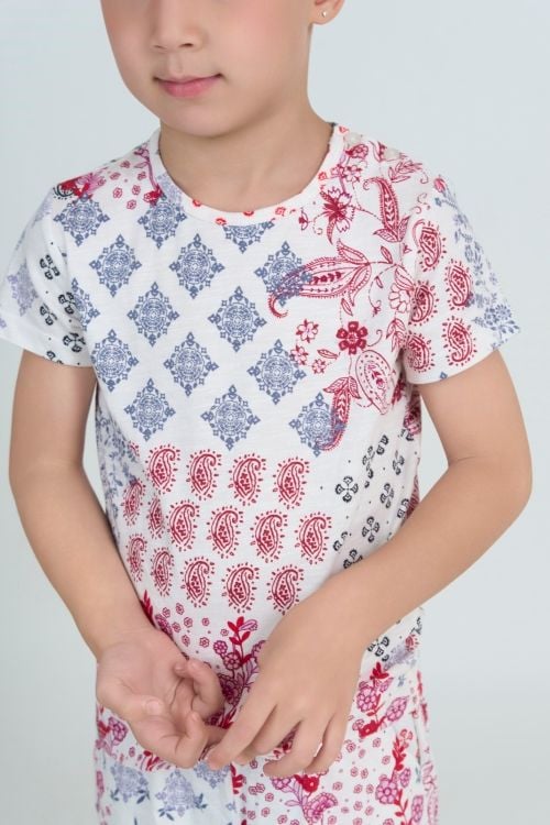  KST02S5T02-BỘ SHORT THUN VỚI THIẾT KẾ CỔ TRÒN ĐƠN GIẢN MANG LẠI SỰ  NĂNG ĐỘNG VÀ THOẢI MÁI CHO BÉ . 