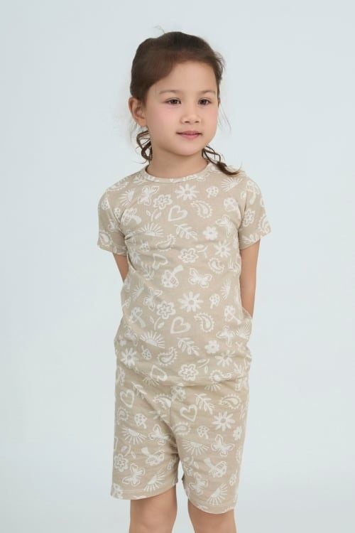  KST02S5T03-BỘ SHORT THUN VỚI THIẾT KẾ CỔ TRÒN ĐƠN GIẢN MANG LẠI SỰ  NĂNG ĐỘNG VÀ THOẢI MÁI CHO BÉ . 