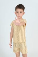 KST02S5T04-BỘ SHORT THUN VỚI THIẾT KẾ CỔ TRÒN ĐƠN GIẢN MANG LẠI SỰ  NĂNG ĐỘNG VÀ THOẢI MÁI CHO BÉ .