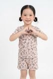  KST02S5T06-BỘ SHORT THUN VỚI THIẾT KẾ CỔ TRÒN ĐƠN GIẢN MANG LẠI SỰ  NĂNG ĐỘNG VÀ THOẢI MÁI CHO BÉ . 