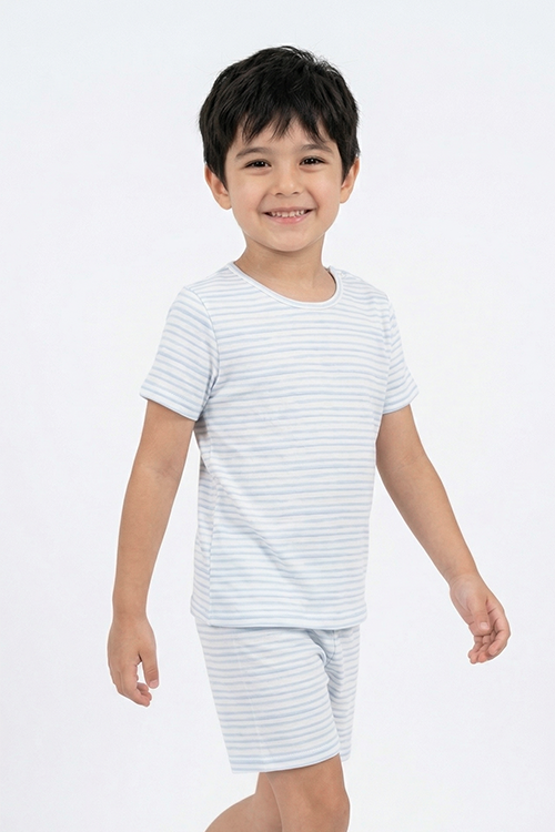  KST02S5T08-BỘ SHORT THUN VỚI THIẾT KẾ CỔ TRÒN ĐƠN GIẢN MANG LẠI SỰ  NĂNG ĐỘNG VÀ THOẢI MÁI CHO BÉ . 