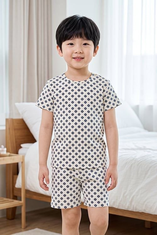  KST02S5T11-BỘ SHORT THUN VỚI THIẾT KẾ CỔ TRÒN ĐƠN GIẢN MANG LẠI SỰ  NĂNG ĐỘNG VÀ THOẢI MÁI CHO BÉ . 