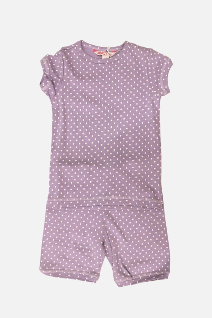  KST060W14-BỘ SHORTS THUN BÉ GÁI 