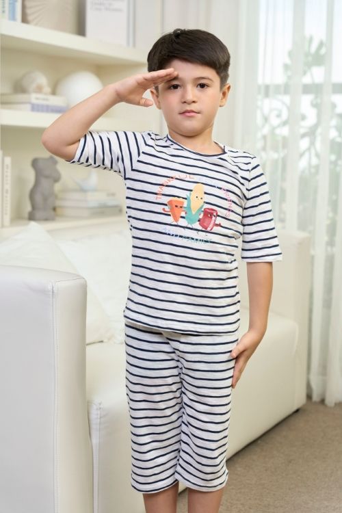  KTL017S41-BỘ THUN LỬNG  VỚI THIẾT KẾ CỔ TRÒN MANG LẠI SỰ NĂNG ĐỘNG VÀ THOẢI MÁI CHO BÉ . 