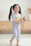  KTL01S6T04-BỘ THUN LỬNG  VỚI THIẾT KẾ CỔ TRÒN IN HÌNH ĐÁNG YÊU, MANG LẠI SỰ NĂNG ĐỘNG VÀ THOẢI MÁI CHO BÉ . 