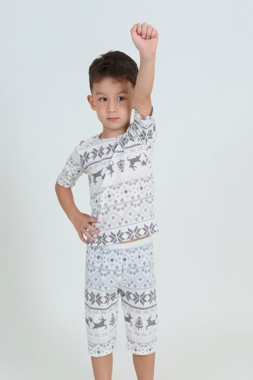 KTL02S5T02-BỘ LỬNG THUN VỚI THIẾT KẾ CỔ TRÒN MANG LẠI SỰ  NĂNG ĐỘNG VÀ THOẢI MÁI CHO BÉ .