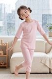  KTL02S5T06-BỘ LỬNG THUN VỚI THIẾT KẾ CỔ TRÒN MANG LẠI SỰ  NĂNG ĐỘNG VÀ THOẢI MÁI CHO BÉ . 