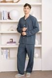  MDK01W5K01-BỘ DÀI KATE NAM VỚI THIẾT KẾ CỔ PIJAMA MANG PHONG CÁCH MẠNH MẼ VÀ THOẢI MÁI 