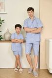  MLK01S5K01-BỘ LỬNG KATE NAM VỚI THIẾT KẾ CỔ PIJAMA MANG PHONG CÁCH MẠNH MẼ VÀ TẠO CẢM GIÁC THOẢI MÁI KHI MẶC 
