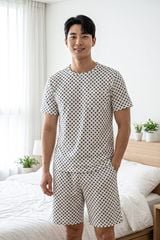 MST01S6T01-BỘ SHORT THUN NAM VỚI THIẾT KẾ CỔ TRÒN ĐƠN GIẢN MANG LẠI SỰ NĂNG ĐỘNG VÀ THOẢI MÁI
