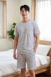  MST01S6T03-BỘ SHORT THUN NAM VỚI THIẾT KẾ CỔ TRÒN ĐƠN GIẢN MANG LẠI SỰ NĂNG ĐỘNG VÀ THOẢI MÁI 