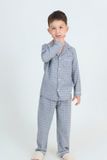  SDK01W5K07-BỘ DÀI KATE  VỚI THIẾT KẾ CỔ PIJAMA GIẢN DỊ MANG LẠI SỰ NĂNG ĐỘNG VÀ ẤM ÁP CHO BÉ TRAI 
