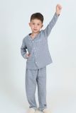  SDK01W5K07-BỘ DÀI KATE  VỚI THIẾT KẾ CỔ PIJAMA GIẢN DỊ MANG LẠI SỰ NĂNG ĐỘNG VÀ ẤM ÁP CHO BÉ TRAI 