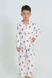  SDK01W5K09-BỘ DÀI KATE  VỚI THIẾT KẾ CỔ PIJAMA GIẢN DỊ MANG LẠI SỰ NĂNG ĐỘNG VÀ ẤM ÁP CHO BÉ TRAI 