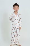  SDK01W5K09-BỘ DÀI KATE  VỚI THIẾT KẾ CỔ PIJAMA GIẢN DỊ MANG LẠI SỰ NĂNG ĐỘNG VÀ ẤM ÁP CHO BÉ TRAI 