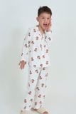  SDK01W5K09-BỘ DÀI KATE  VỚI THIẾT KẾ CỔ PIJAMA GIẢN DỊ MANG LẠI SỰ NĂNG ĐỘNG VÀ ẤM ÁP CHO BÉ TRAI 