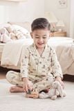  SDK01W5K10-BỘ DÀI KATE  VỚI THIẾT KẾ CỔ PIJAMA GIẢN DỊ MANG LẠI SỰ NĂNG ĐỘNG VÀ ẤM ÁP CHO BÉ . 
